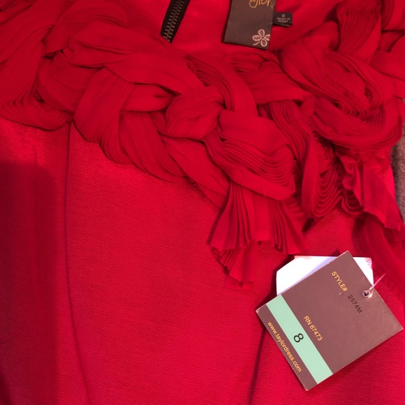 Taylor Red Dress - Picture 8 of 10